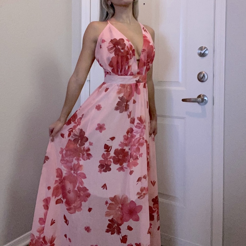 Maxi dress pink